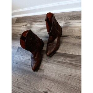 Harley Davidson Leather Western Boots Women's 8M Kira Brown Cowgirl